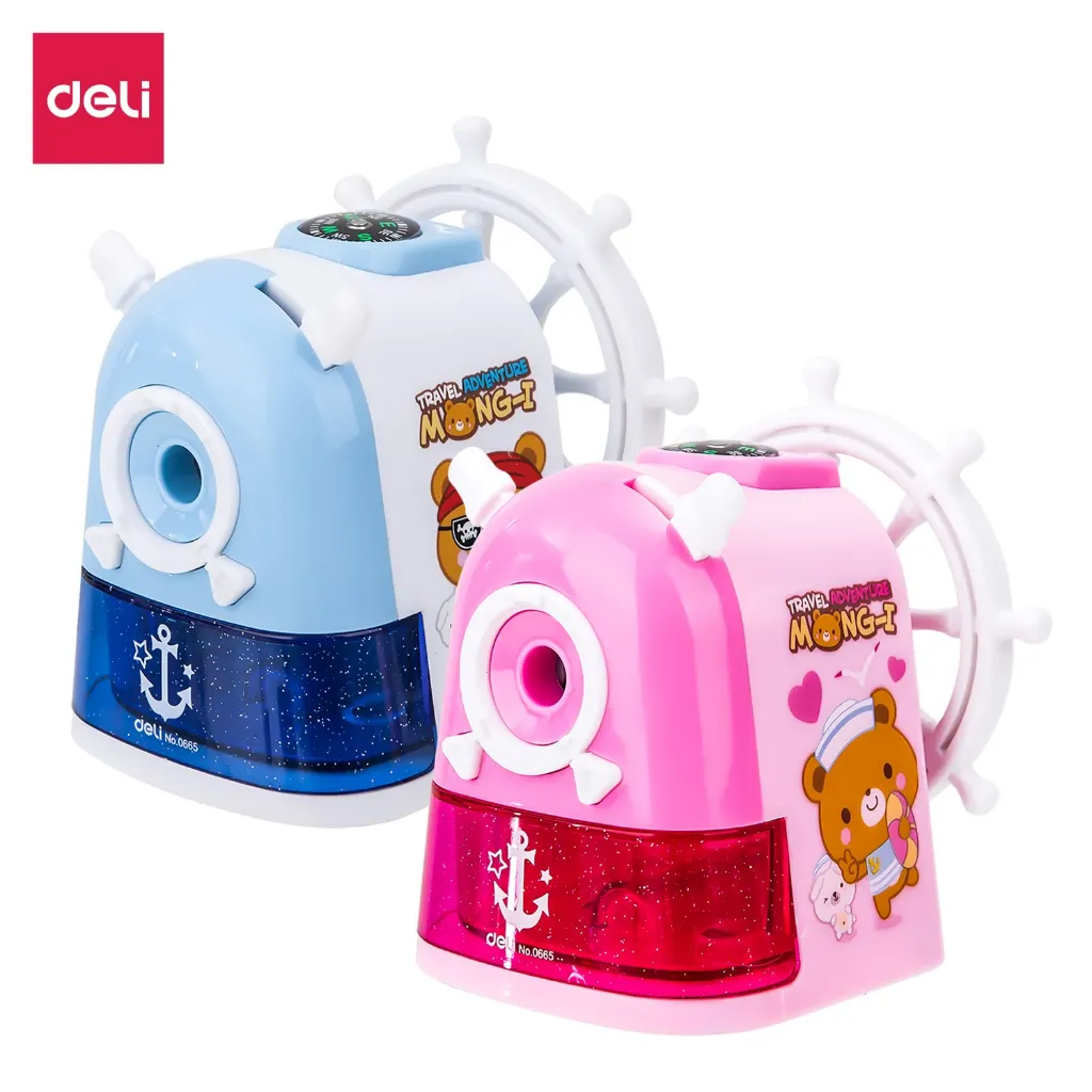 Deli - 0665 Rotary Pencil Sharpener (1CTN*12Box*6PCS)