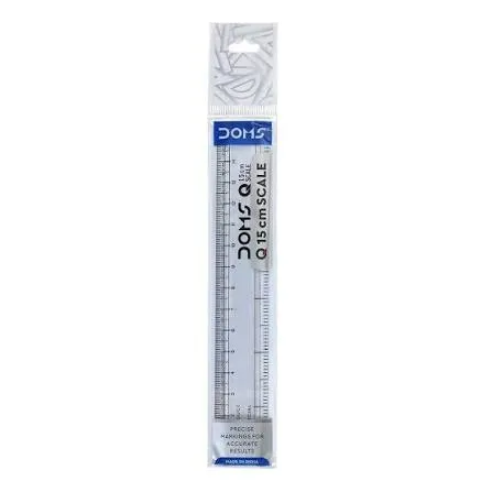 Mega Doms 8098 Q-Scale Ruler 8"20cm(1box *10Pcs)