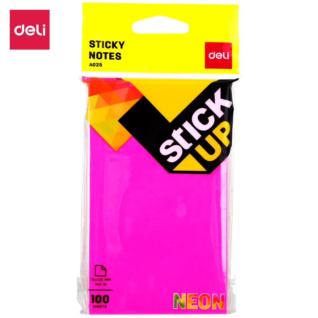 Deli - EA02502 Sticky Note (1CTN*12Box*12's)