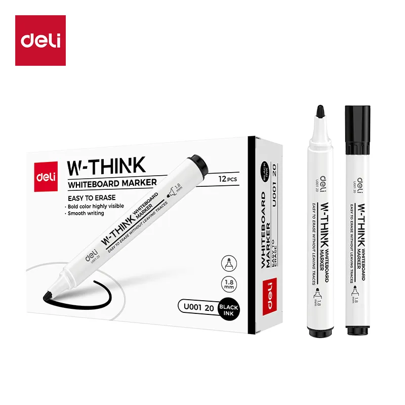 Deli - 00120 Dry Erase Marker (1CTN*10Pkt*8box*12's)