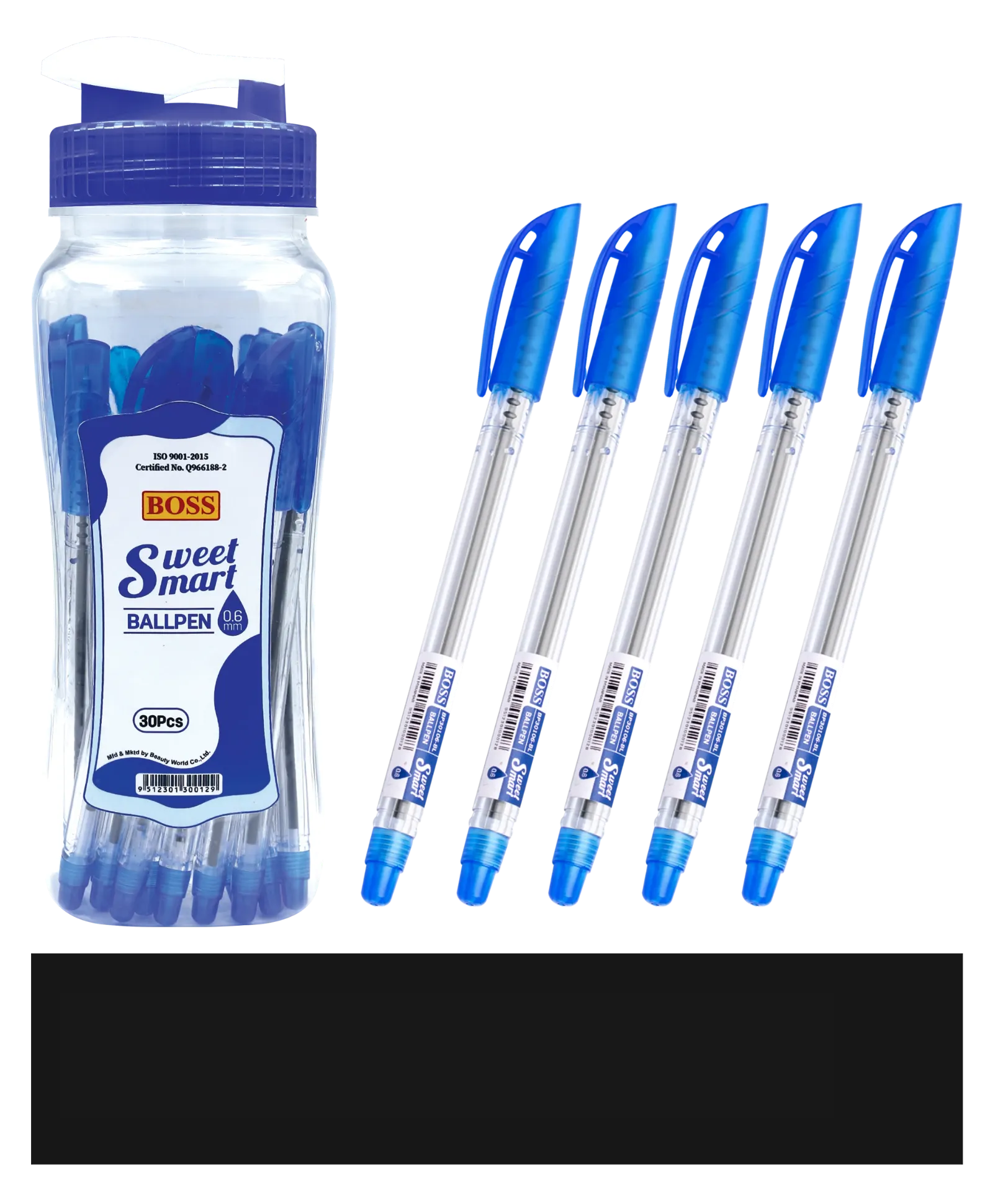 BOSS - BP30106 - Blu Sweet Smart Ball Pen (1CTN*40Box*30Pcs)