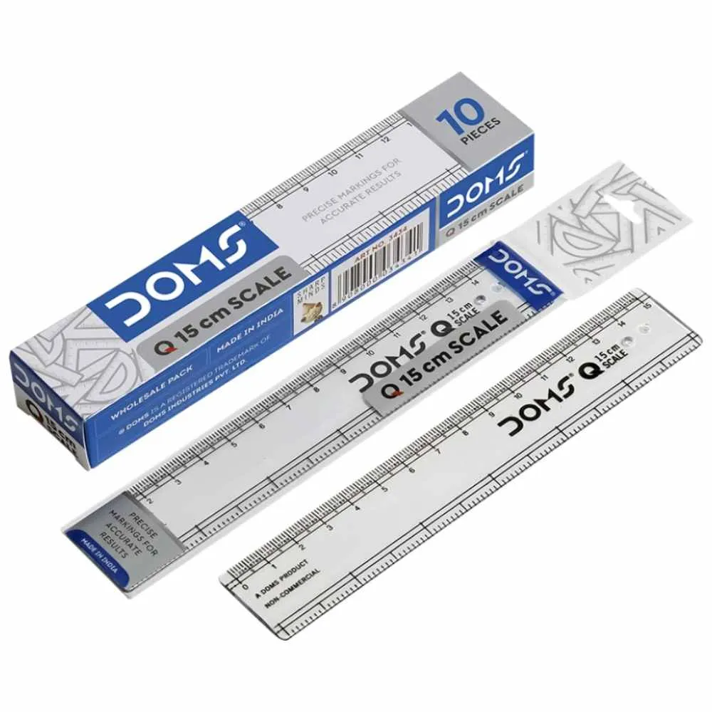 [3408] Mega Doms 3408 Q-Scale Ruler(1box *10Pcs)