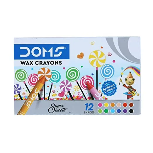 [3443] Mega Doms 3443 H/S Colour Pencils (1box *12Shades)