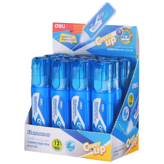 [CR1215] Deli - CR1215 Tempo Correction Pen (12ml)(1Ctn*24Box*12Pcs)
