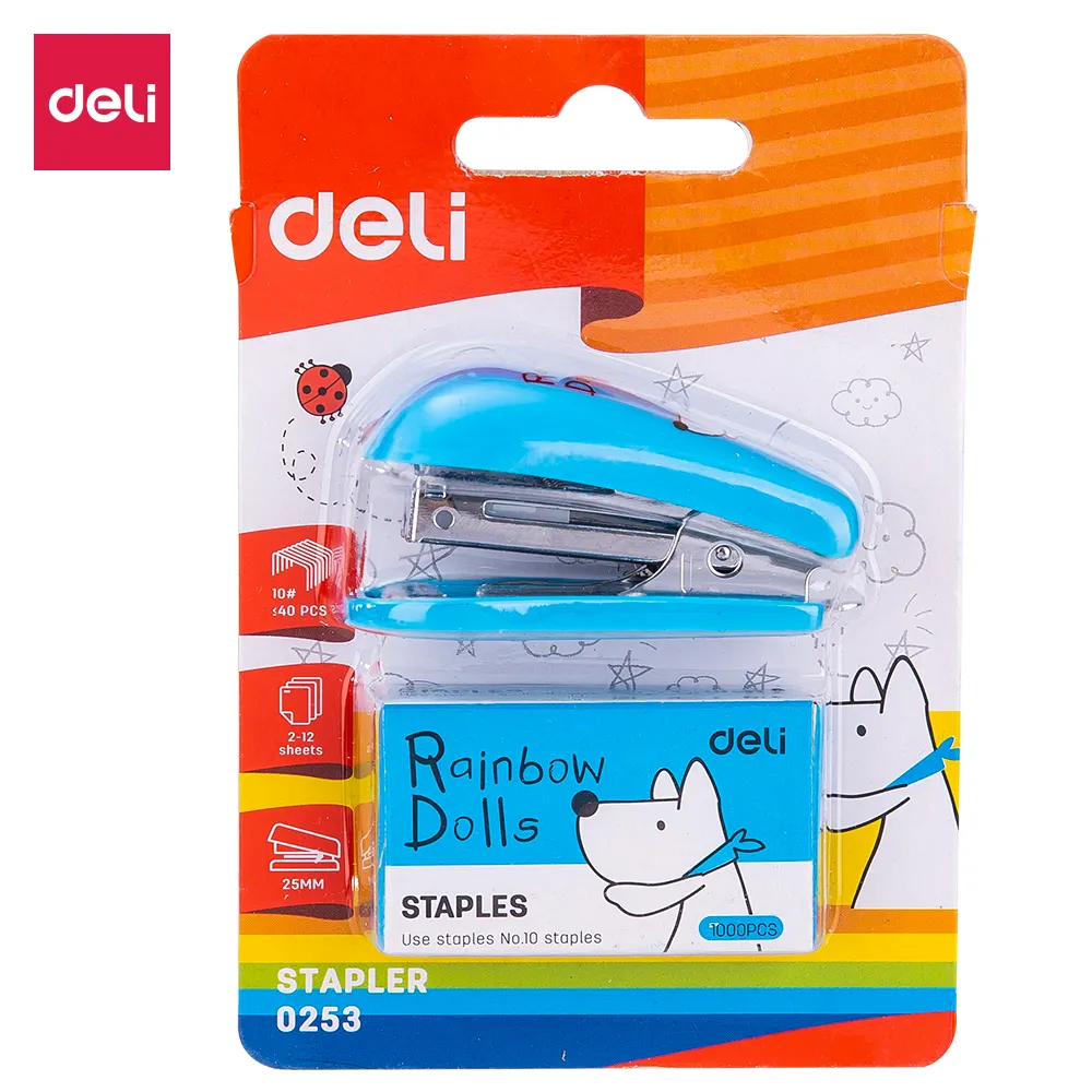 [E0253] Deli - 0253 Stapler #10 (1CTN*18Box*24's)