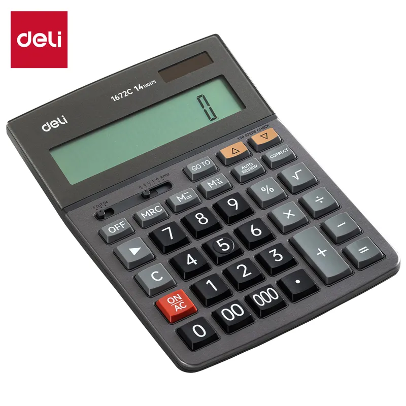 Deli - E1672C Calculator (1CTN*4Box*10's)