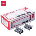 Deli - 38563 Binder Clip (1CTN*10Box*12box*12's)