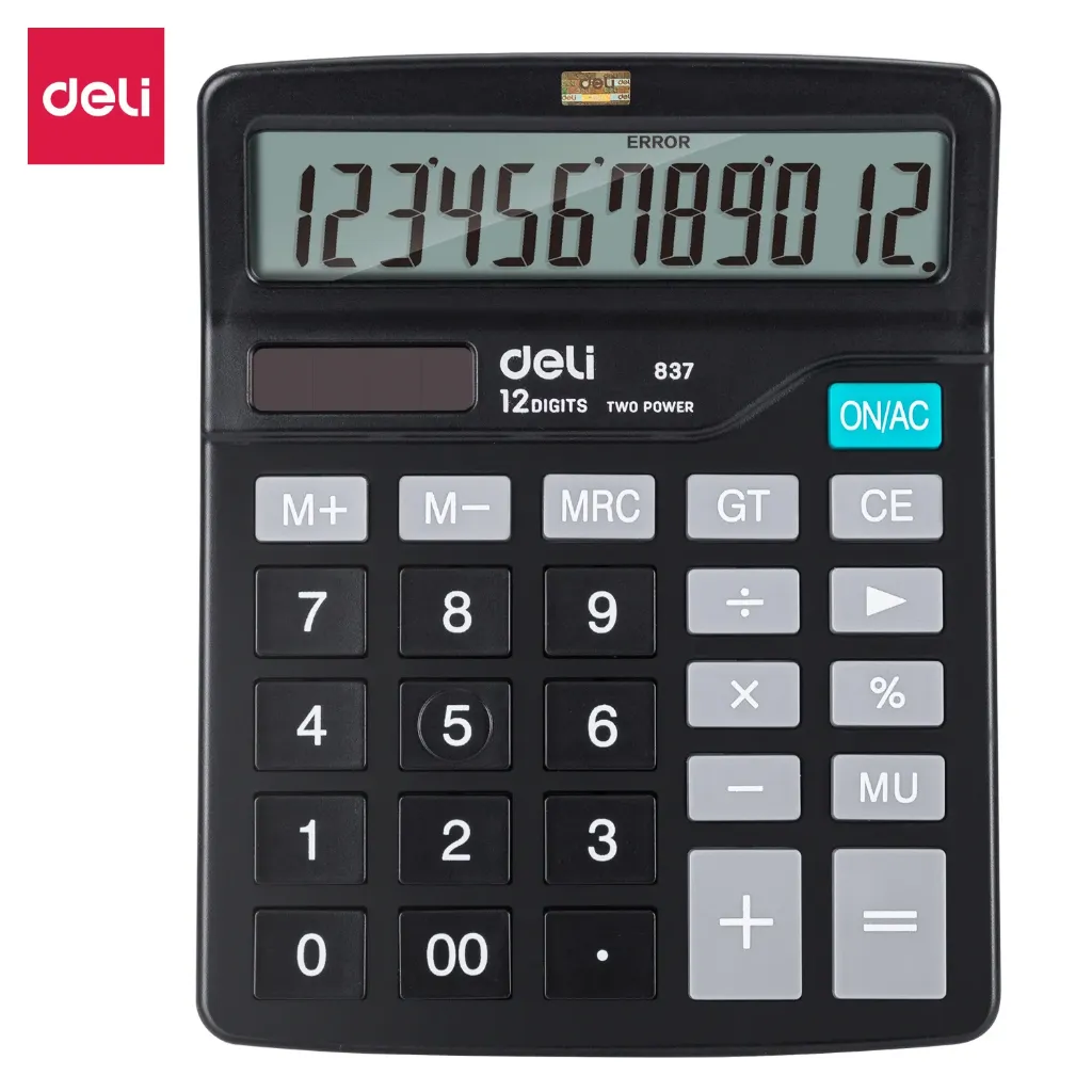 Deli - 837 Calculator (1CTN*6Box*20's)