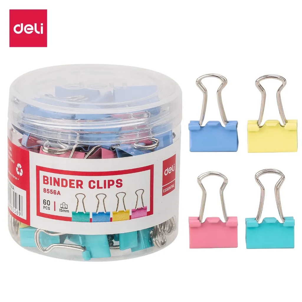 Deli - 8556A Multi Binder Clip (1CTN*60Box*60's)