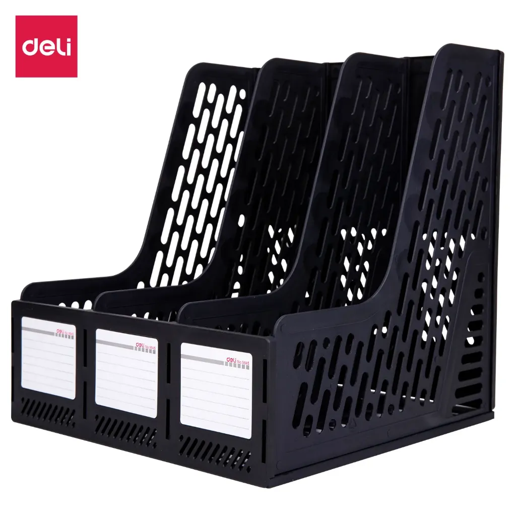 Deli - 9845 Magazine Container (1CTN*3Box*12's)-BK