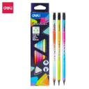 Deli - 020 Wood Free Pencil 2B Triangle (1CTN*40C*6Dz*12's)