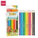 Deli - 121-12 jungoo Coloured Pencil (12C) (1CTN*6Box*24C*12's)