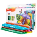 Deli - 20010 Plastic Crayon (1CTN*6Box*18C*18's)