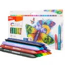 Deli - 20020 Plastic Crayon (1CTN*6Box*12C*24's)
