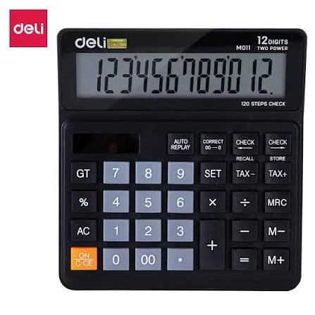 Deli - EM01120 Calculator (1CTN*4Box*20's)