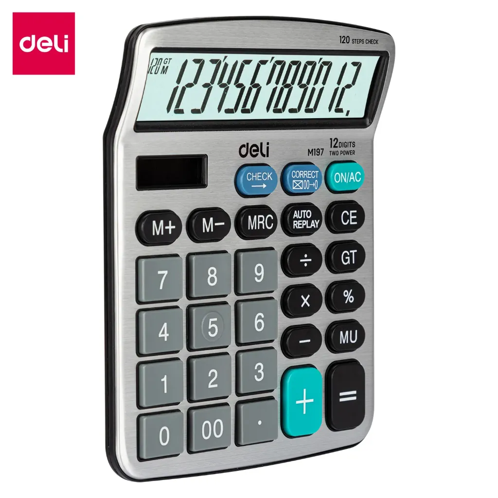 Deli - EM19810 Electronic Calculator (1CTN*4Box*20's)