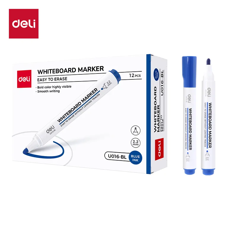 Deli - EU016-BL Whiteboard Marker (1Ctn*10Box*8box*12Pcs)