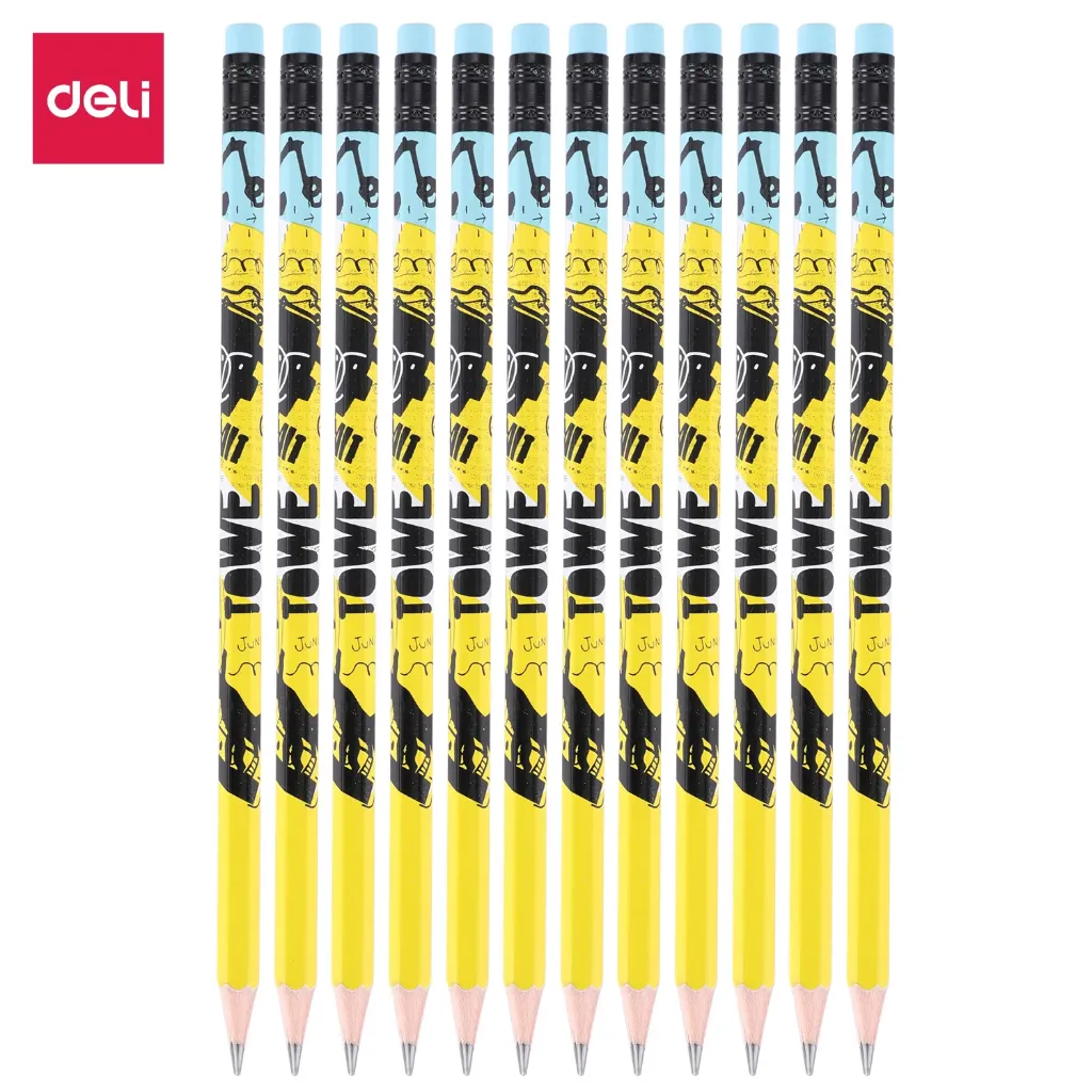 Deli - 53200 Graphite Pencil 2B Hexagonal (1CTN*40C*6Dz*12Pcs)