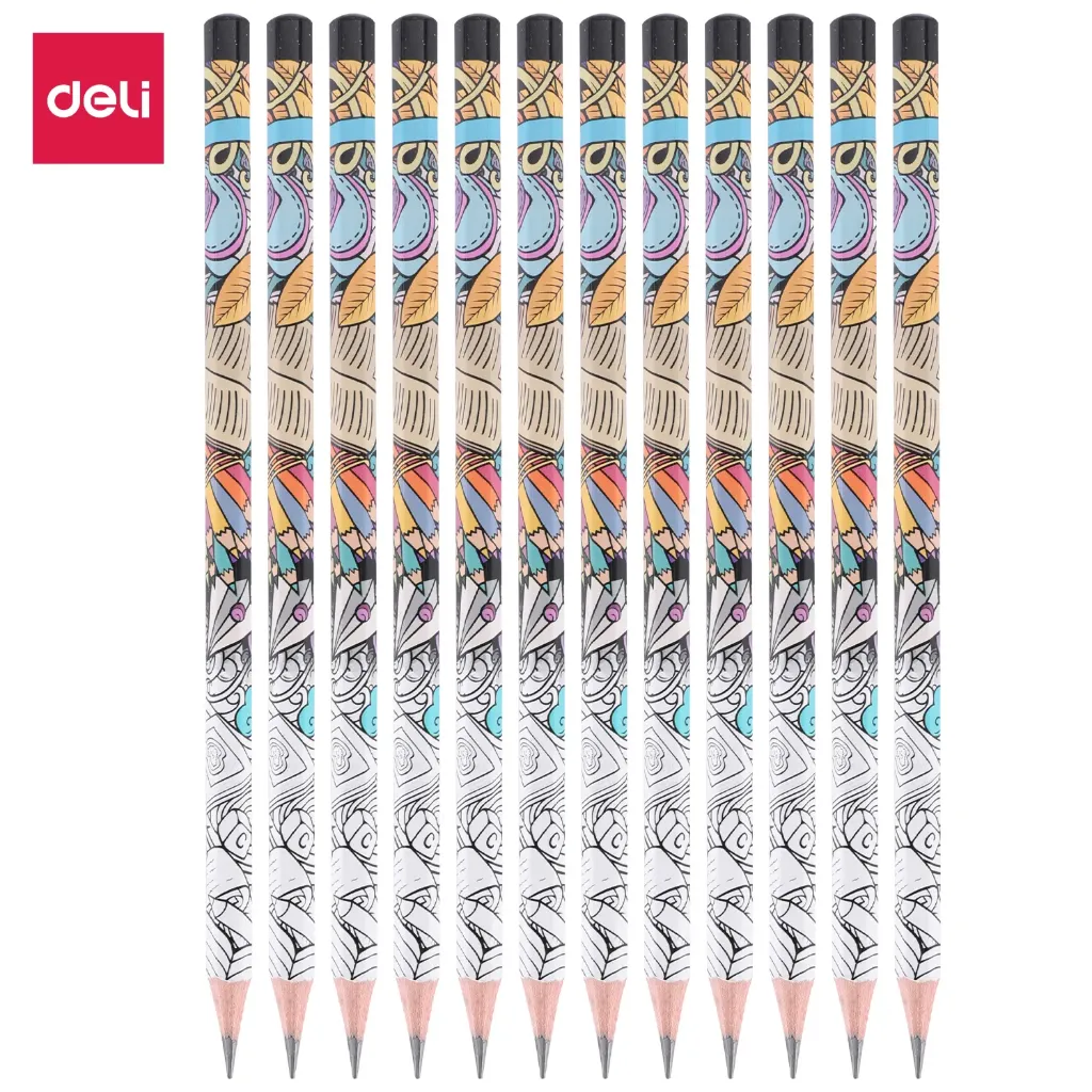 Deli - 53300 Graphite Pencil 2B Hexagonal (1CTN*40C*6Dz*12Pcs)