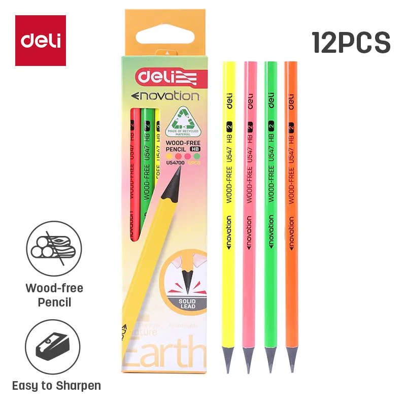 Deli - 54700 Graphite Pencil HB Triangle (1CTN*40C*6Dz*12's)