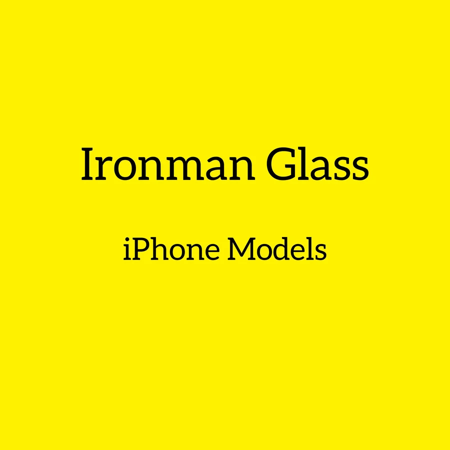 (RJ)BARMASO - Glass Ironman iPhone 7/8Plus Black