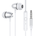 (RJ)Borofone BM57 Wire Control With Mic Earphone Silver