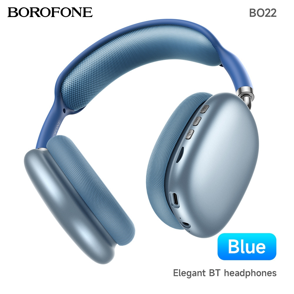 (RJ)Borofone BO22 PLUS Wireless BT Headphone (Sky Blue)