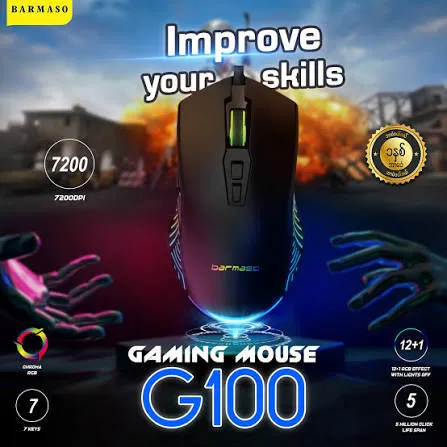 BARMASO - G100 Wired Gaming Mouse