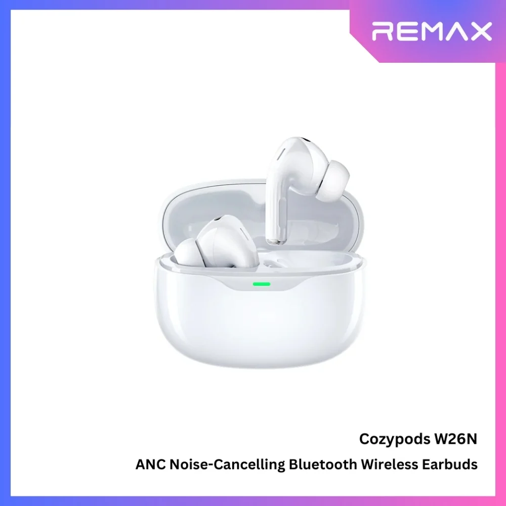 (DC)REMAX–Cozypods W26N 5.4 ANC Noise-Cancelling Earbuds