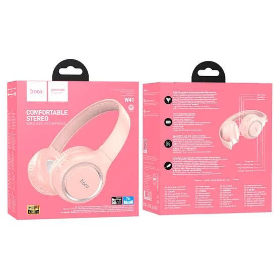 (DC)Hoco W41 Charm Wireless BT Headphone (Pink)
