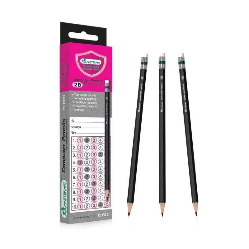 MASTER ART BLACKLEAD PENCIL 2B FANCY (1X12)