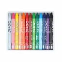 Mega Doms - 7124 Extra Long Wax Crayons Colour (1box *13Shades)