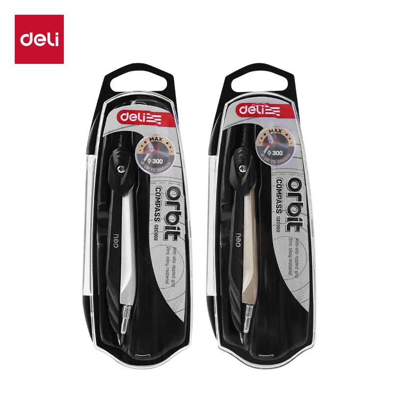 Deli - 20502 Metal Compass (1CTN*16Box*12's)