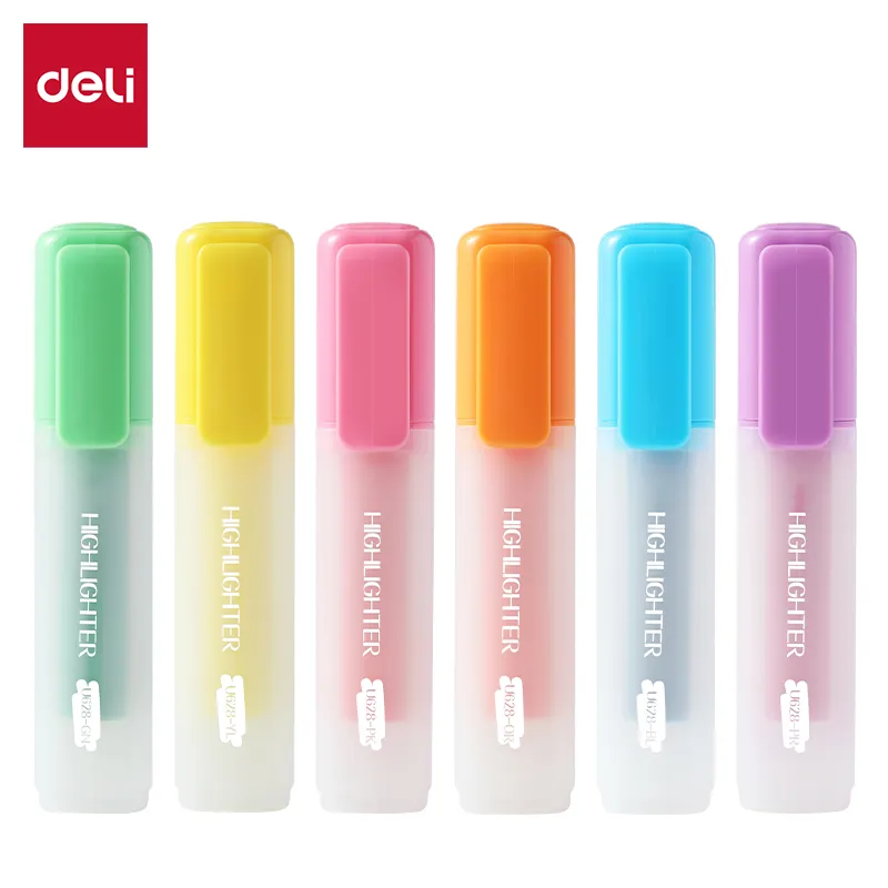 Deli - EU628 Highlighter (1Ctn*6Box*24box*6Pcs)