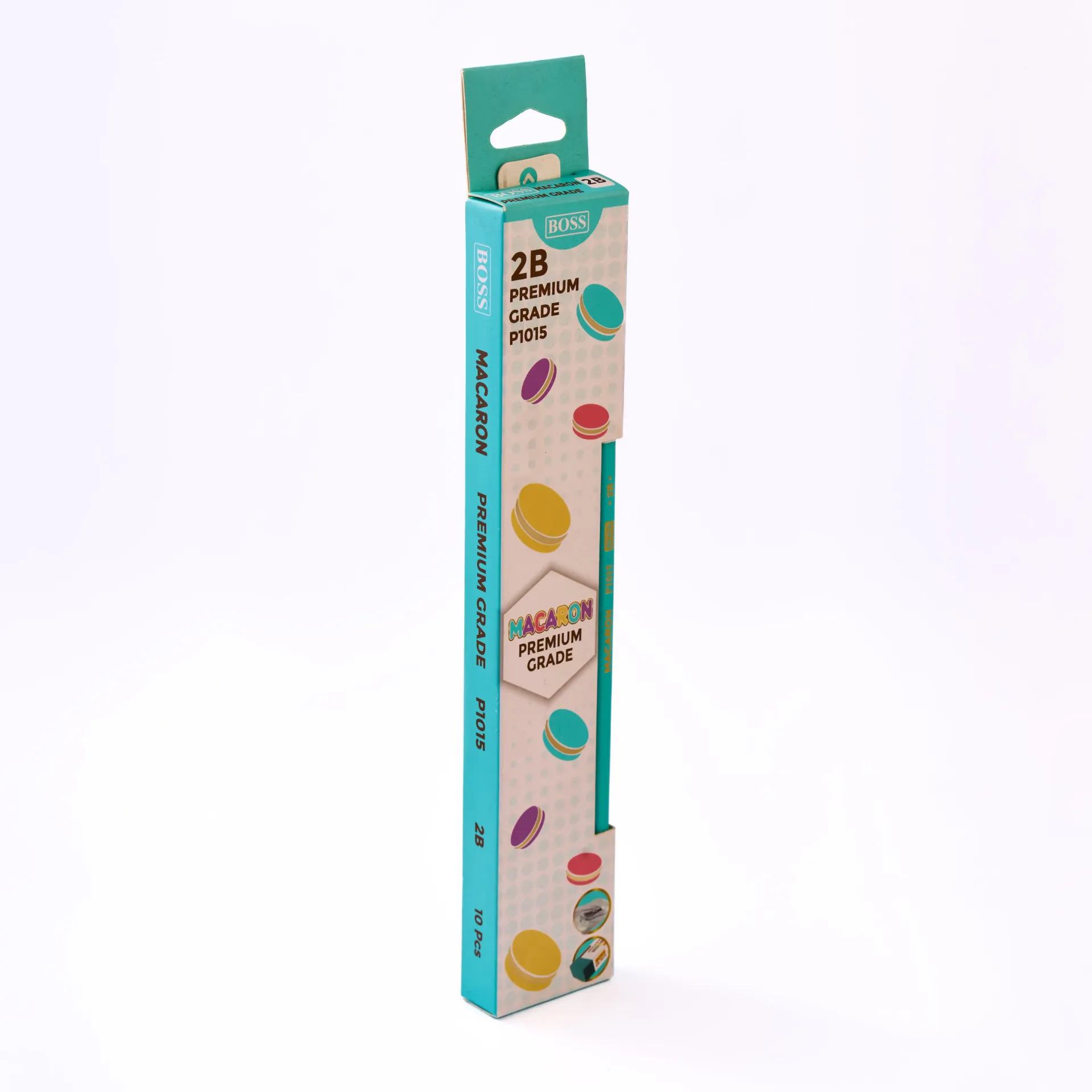 [P1015] BOSS - P1015 Macaron Pencil (1CTN*20BOX*12box*10PCS)