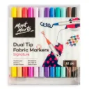 Mont Marte Fabric Markers 12's