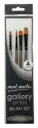 Mont Marte Gallery Series Brush Set Acrylic 4's (R/F)