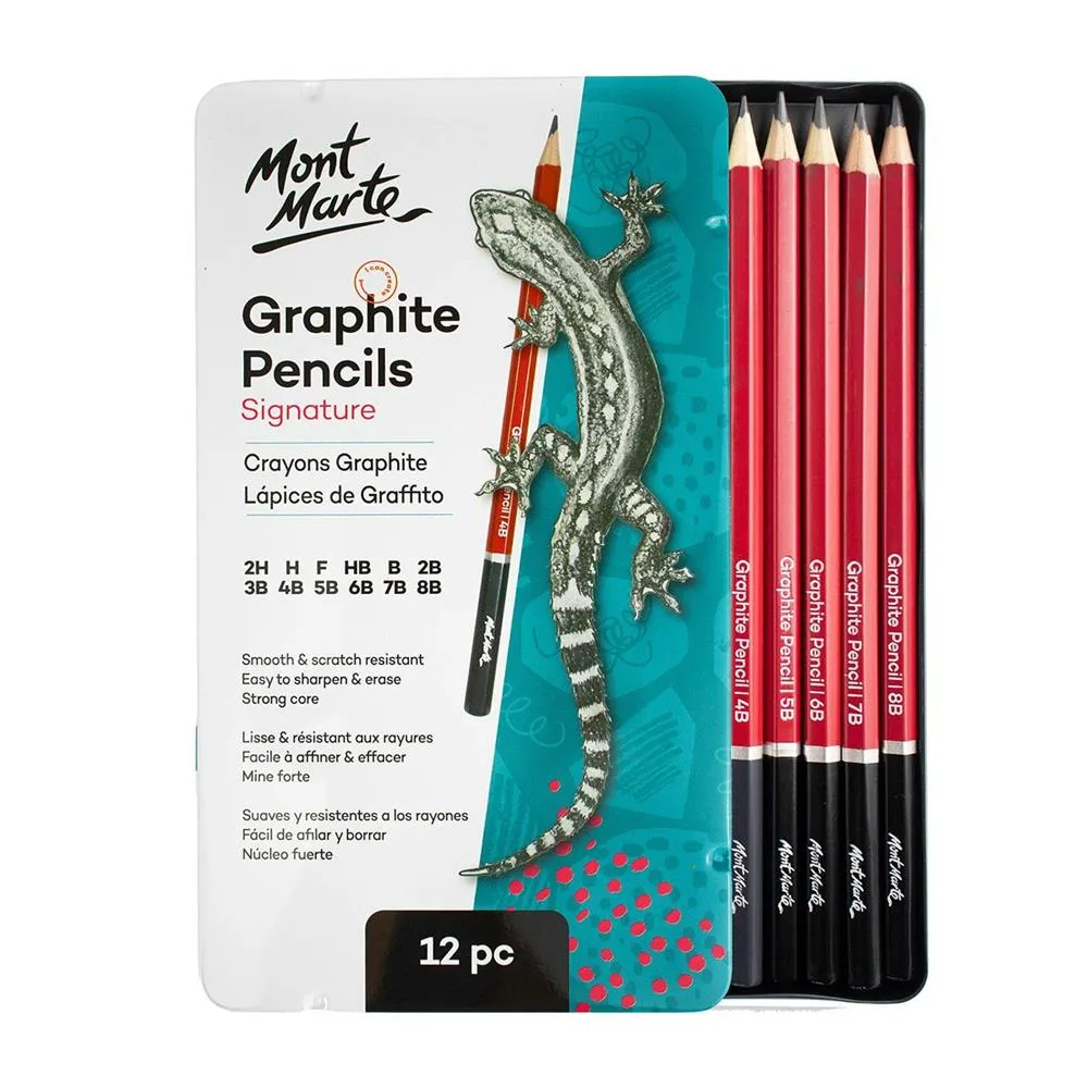 [MPN0114] Mont Marte Graphite Pencils 12's