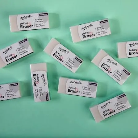 [52635F] Mont Marte Eraser White 35x18x12mm (1Box*50Pcs)