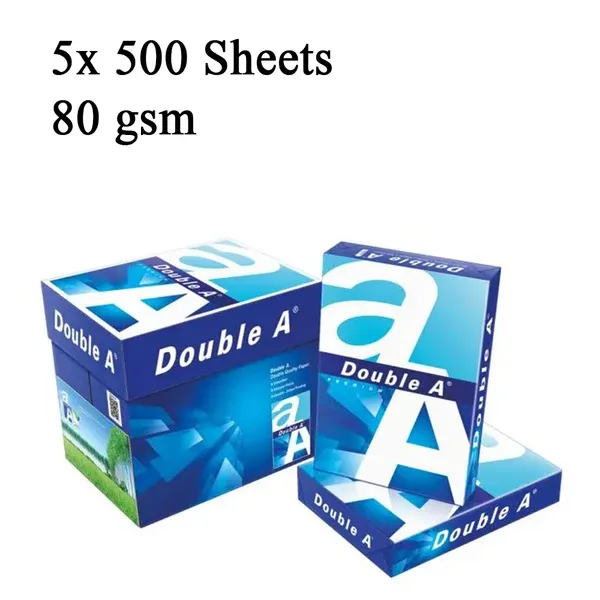 Double A Copy Paper A4 80g Dis (1CTN*5PKT)