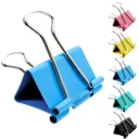 Zero Coloured Binder Clips 24's 41mm