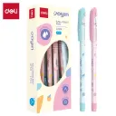 Deli - EQ90P Ball Point Pen (1Ctn*12Pkt*12box*12Pcs)